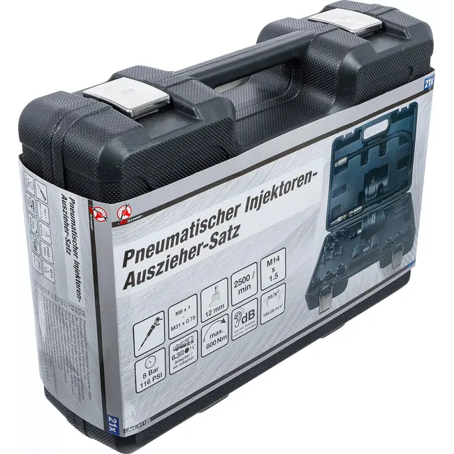 BGS Pneumatische injector-trekkerset - 21 delig