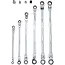 BGS Ratel knie ringsleutelset - 8 - 19 mm - 10 delig