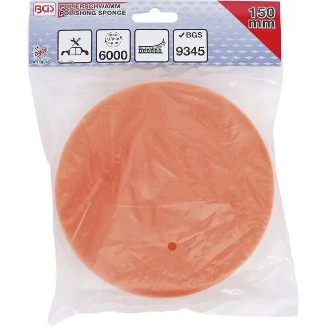 BGS Polijstspons - Ø 150 mm - voor BGS 9345