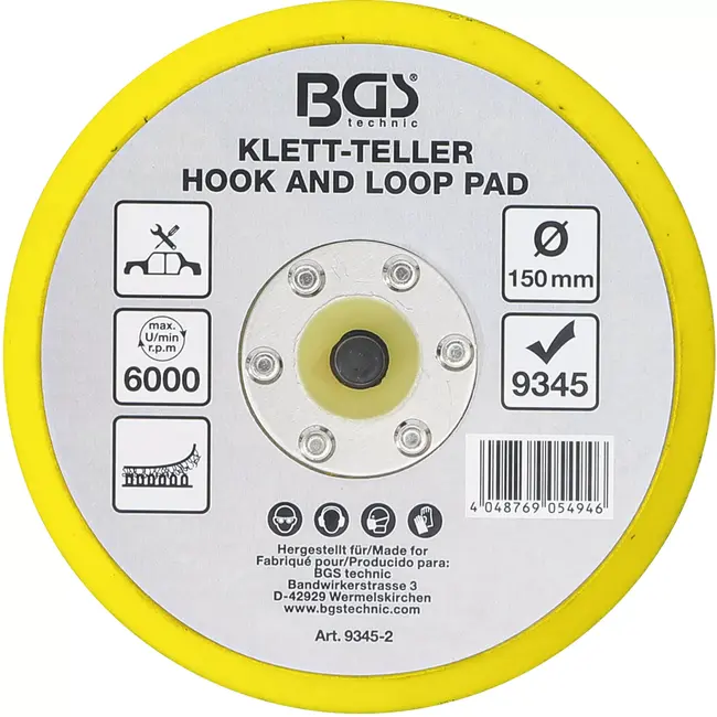 BGS Klitteschijf voor BGS 9345 - Ø 150 mm