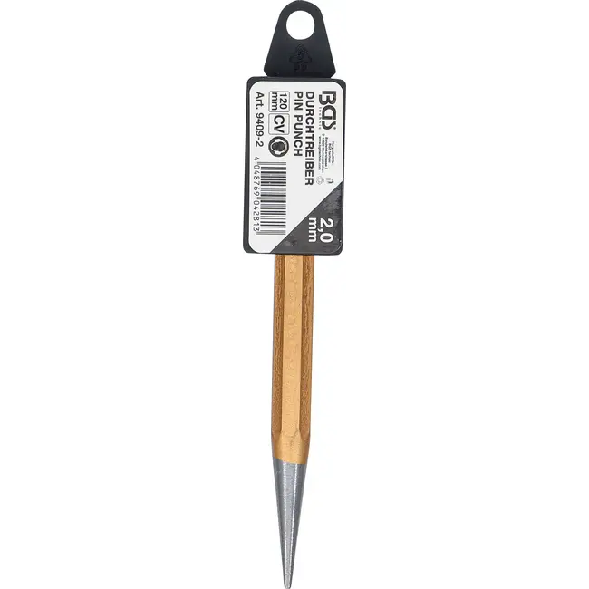 BGS Drijver - DIN 6458D - 120 mm - Ø 2 mm