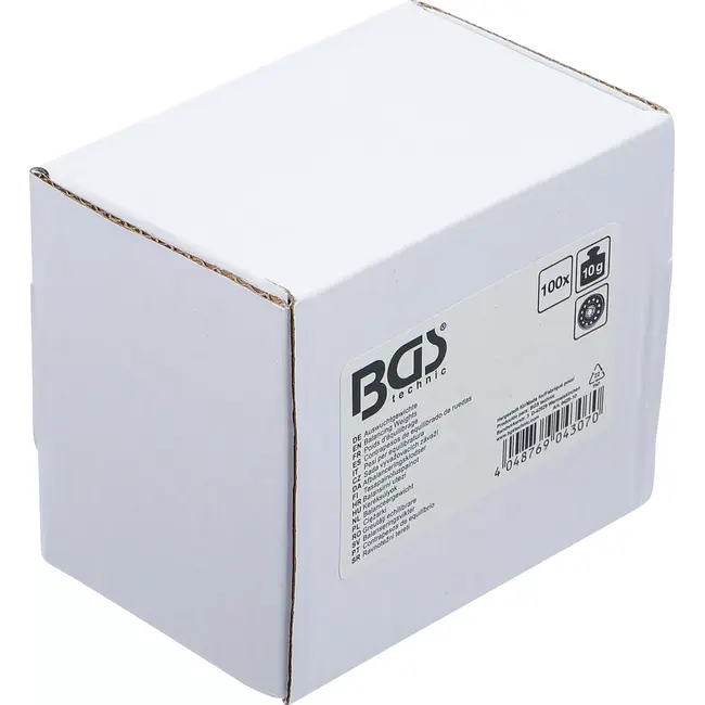BGS Balanceergewicht - 10 g - 100 delig