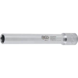 BGS technic Dopsleuteldop zeskant, extra diep - aandrijf-binnenvierkant 3/8" - 10 mm