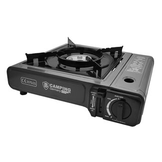 Camping Kooktoestel met Draagkoffer – Zwart