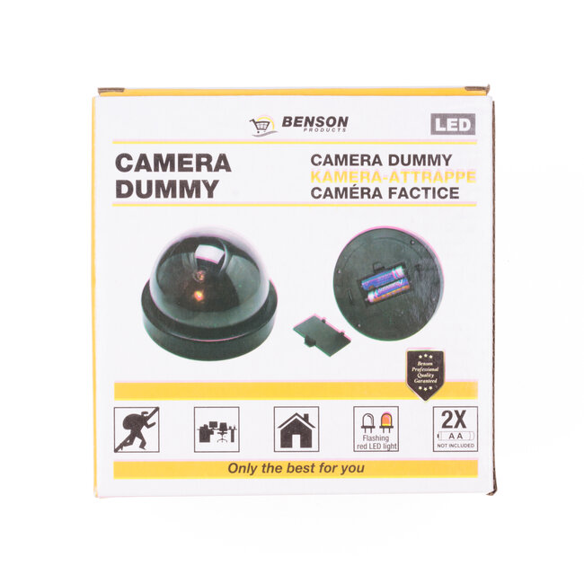 Benson Camera Dummy + LED – Realistisch en Veilig