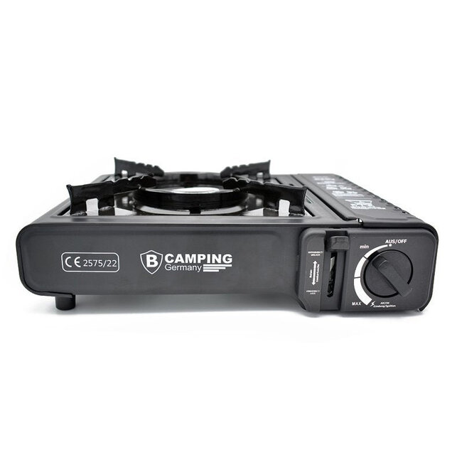 Camping Kooktoestel met Draagkoffer – Zwart