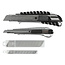 Benson Afbreekmessen set metaal 9 en 18 mm + 10 reservemessen 12 stuks