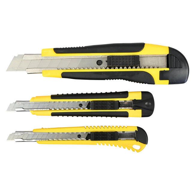 Benson Afbreekmessen set 9 mm en 18 mm + 20 reservemessen