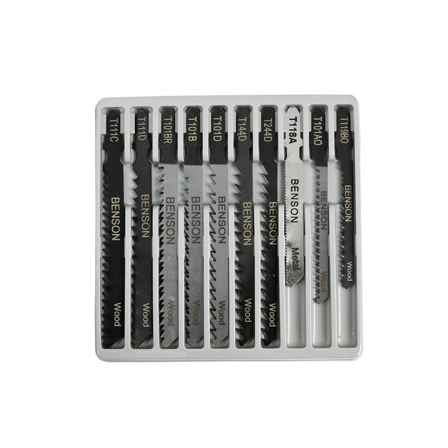 Benson Decoupeerzaagbladen 10 stuks hout t-schacht profi