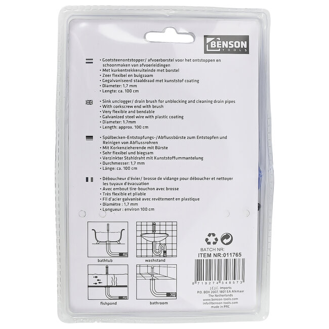 Benson Gootsteenontstopper