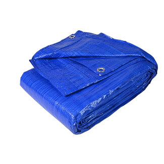 Benson Dekzeil 5 x 8 meter blauw