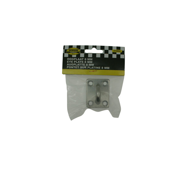 Benson Oogplaat 8 mm RVS
