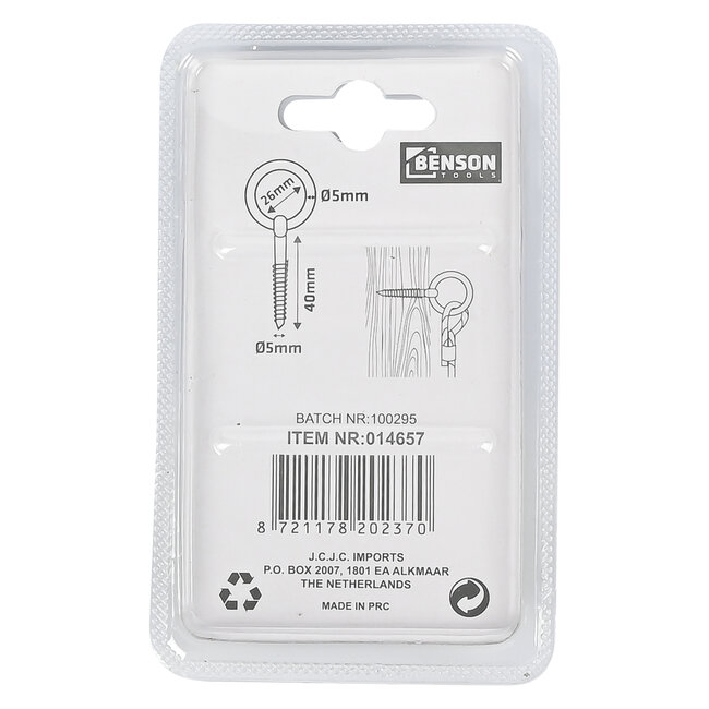 Benson Oogschroef Ø 5 mm