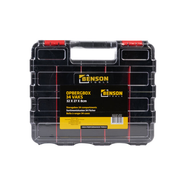Benson Opbergbox 34 vak 32 x 8 x 27 cm