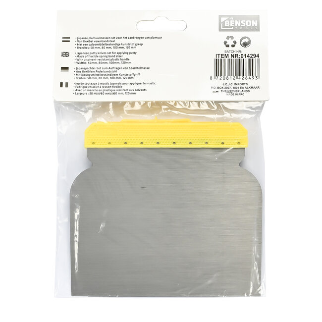 Benson Plamuurmessenset japans 4 stuks