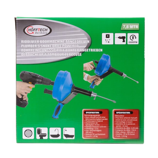 Benson Rioolveer boormachine aangedreven 7.6 meter