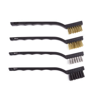 Benson Staalborstel 4 stuks mini