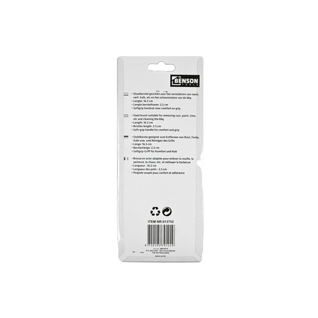 Benson Staalborstel met handvat