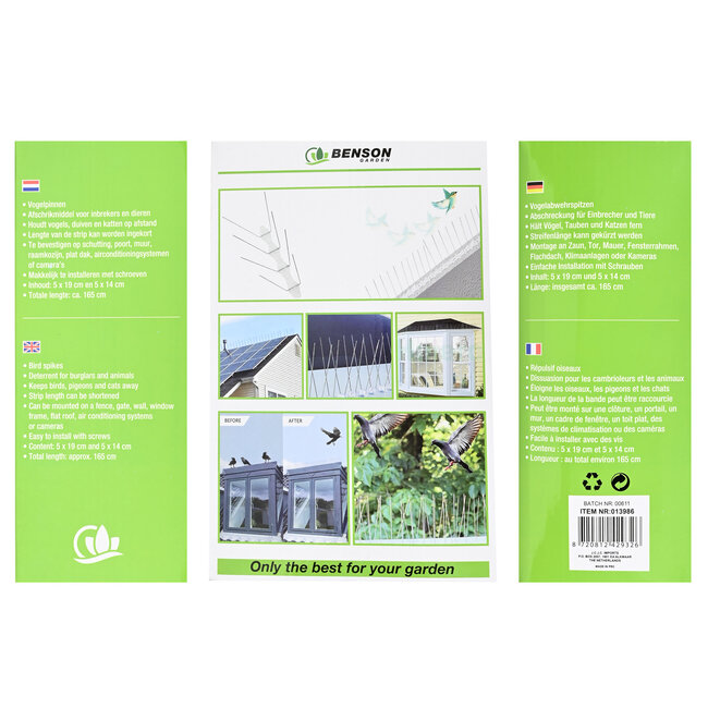 Benson Vogelpinnen 10 stuks