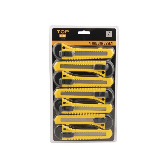 Topgear Afbreekmessen 7 delig