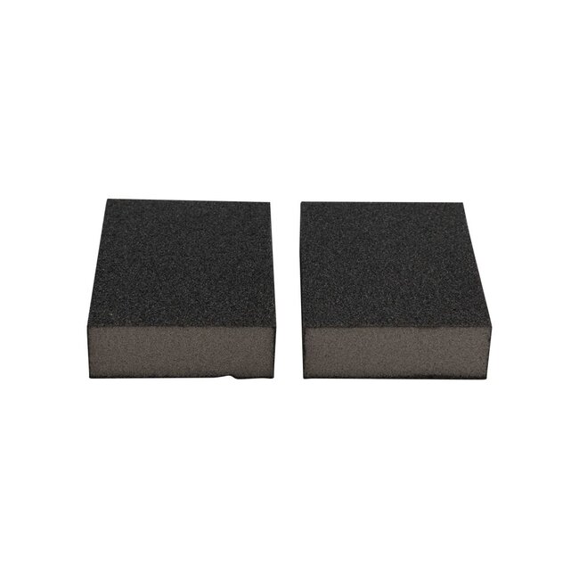 Topgear Schuurspons 2-delig – Waterproof – Voor Hout en Metaal