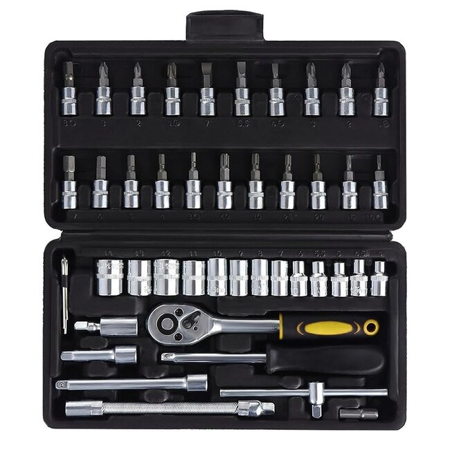 TOPGEAR Doppendoos 45-delig - 1/4"