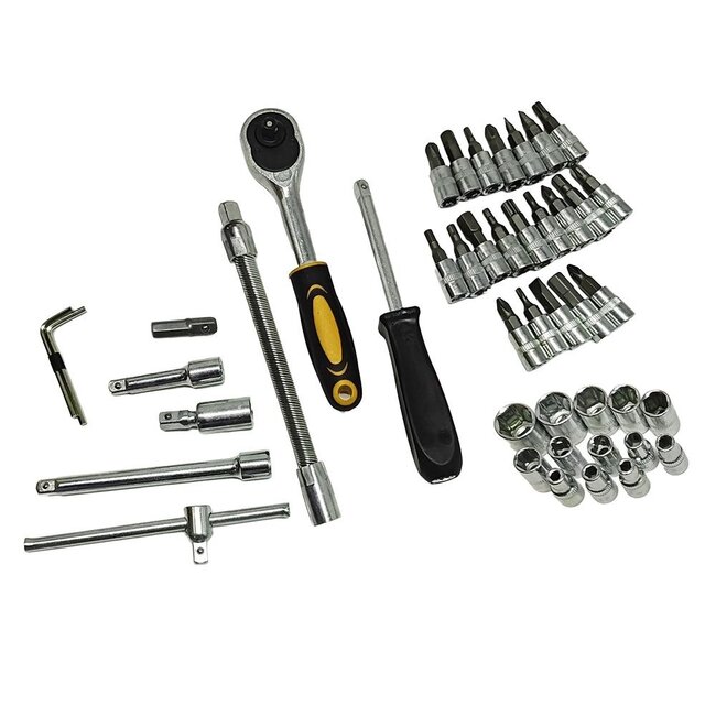 TOPGEAR Doppendoos 45-delig - 1/4"