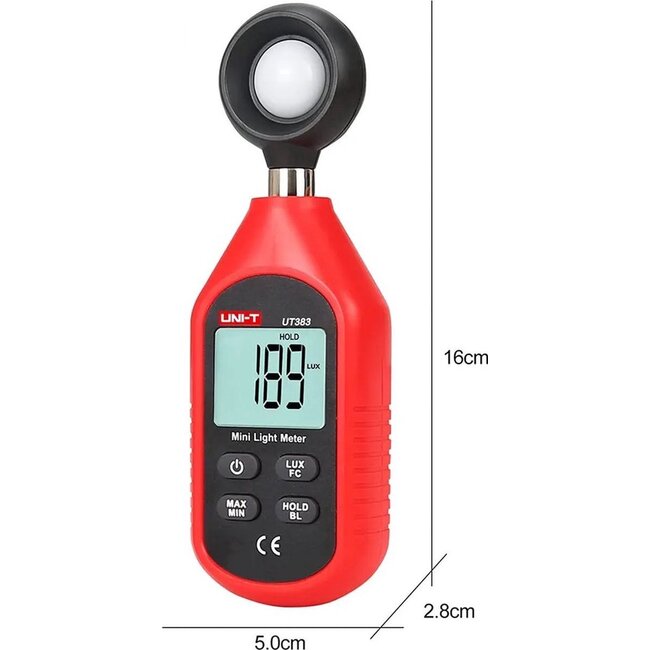 UNI-T Digitale Lichtmeter - Luxmeter - UT383