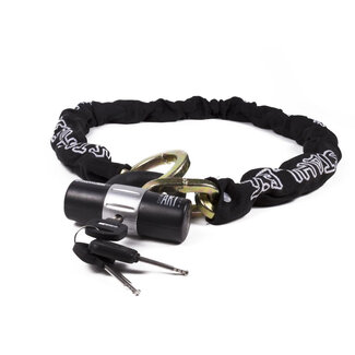 Stahlex Stahlex Kettingslot ART3 - gehard staal - 10 mm dik - 120 cm lang - zwart