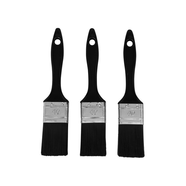Kwastenset 3 delig 1,5 40 mm.