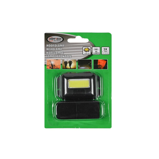 Hofftech Hoofdlamp 2W COB