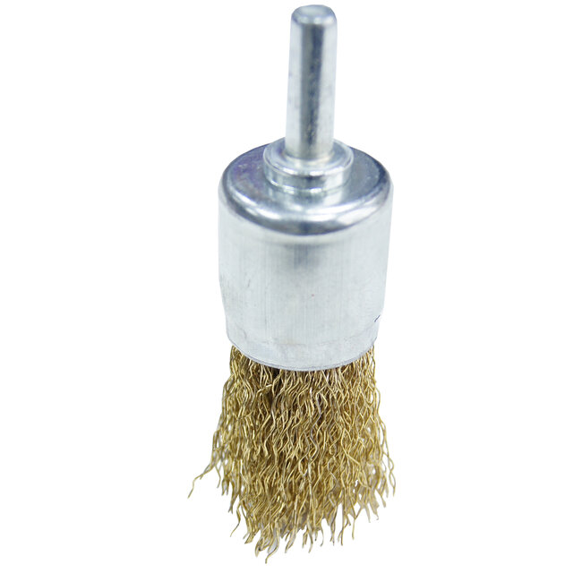 Werkzeyt Staalborstels Set – 7-delig – Messing Coating