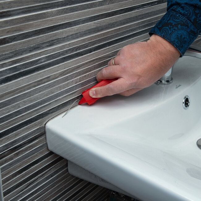 Werkzeyt Kitstrijkset – 5-delig – 5-in-1 Voeggereedschap