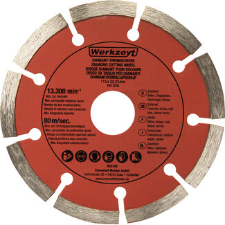 Werkzeyt Diamantslijpschijf Beton – 115 mm – Universeel