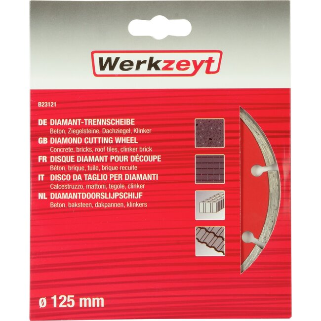 Werkzeyt Diamantslijpschijf Beton – 125 mm – Universeel