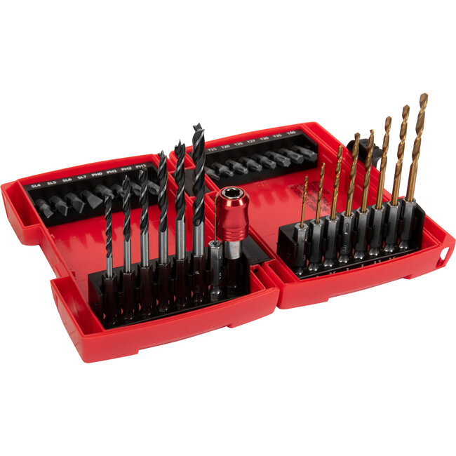 Werkzeyt Boren- en Bitset – 32-delig – Inclusief Houder