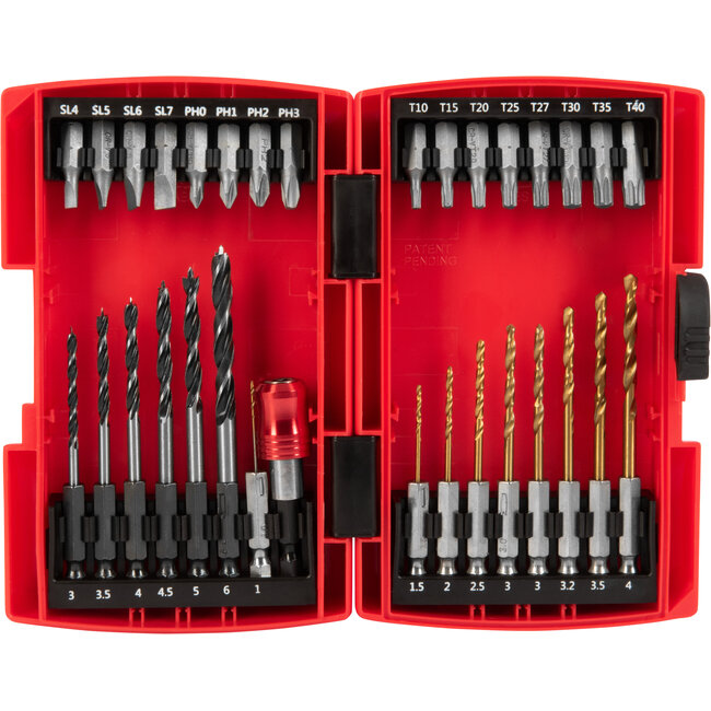 Werkzeyt Boren- en Bitset – 32-delig – Inclusief Houder