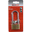 Werkzeyt Hangslot met Lange Beugel – Messing – 40mm