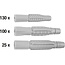Connex Hollewandpluggen Set – 255-delig – 6, 8, 10 mm