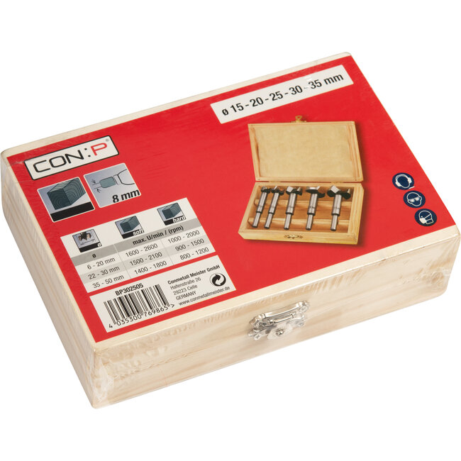 Werkzeyt Forstnerboren Set – 5-delig – 15-35mm