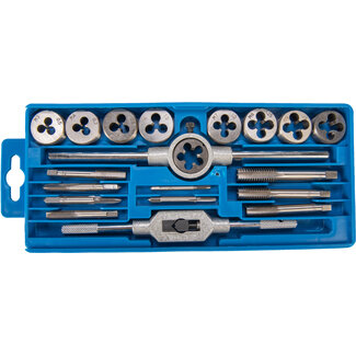 Werkzeyt Draadsnij- en Tapset – 20-delig – M3-M12