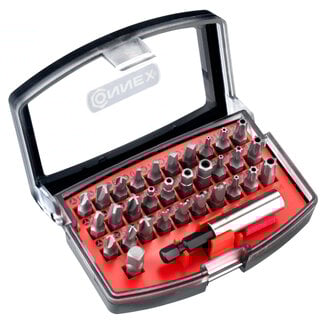 Connex Bitset Security – 32-delig – S2 Staal