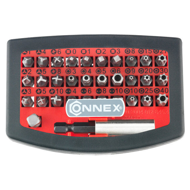 Connex Bitset Security – 32-delig – S2 Staal