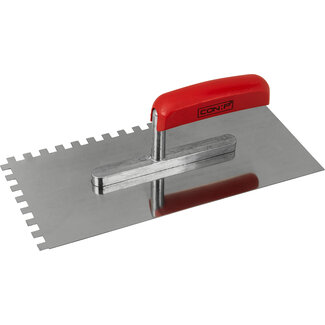 Werkzeyt Plakspaan RVS – 8x8mm Getand – 280x130mm