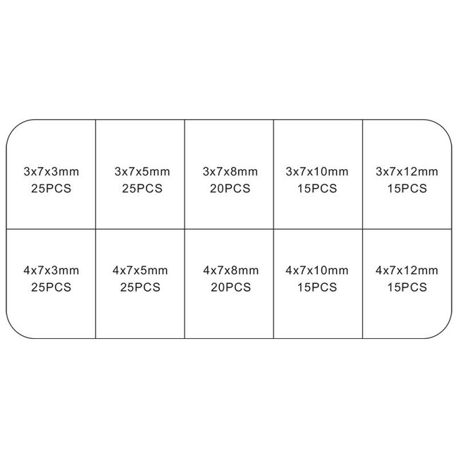 TOPGEAR Afstandsbus assortiment,  200-delig