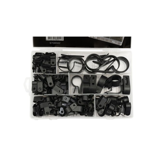 TOPGEAR Kabelgeleiders assortiment, 200-delig