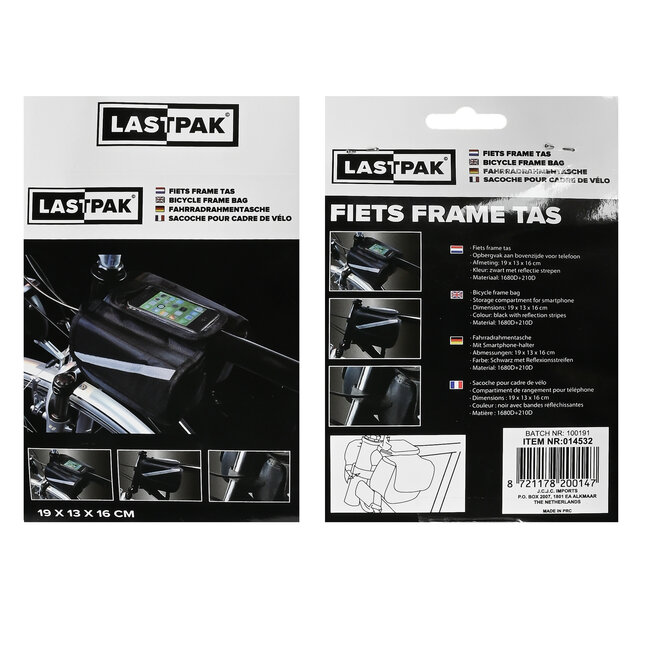 Lastpak Fiets frame tas