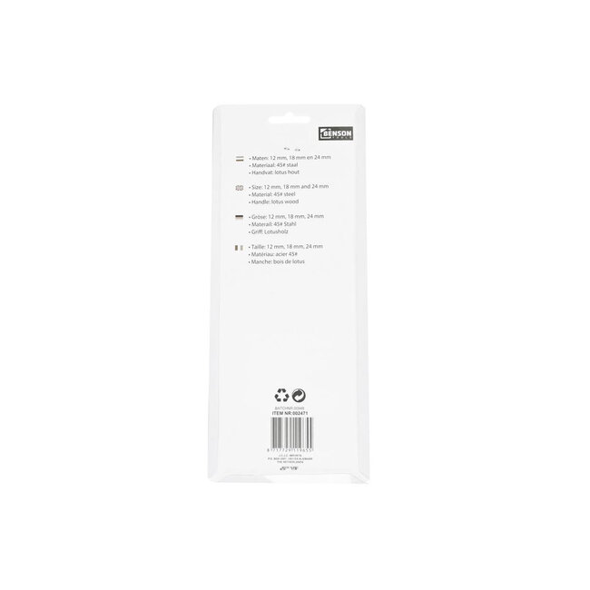 Benson houtbeitel set 3 delig