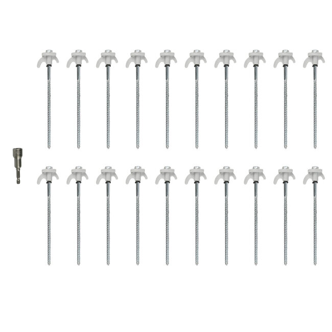 Benson Schroefharingen,  20 delig met adapter en koffer