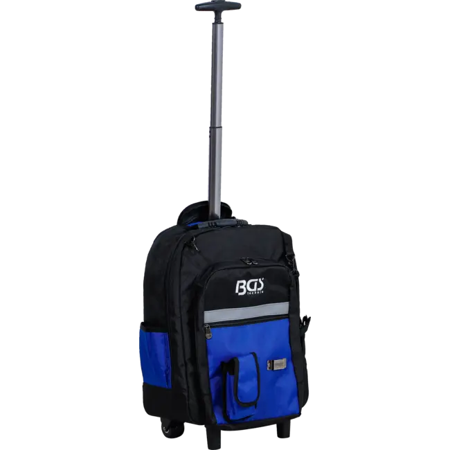 BGS Gereedschapsrugzak - met telescopische handgreep, verrijdbaar - 66 delig